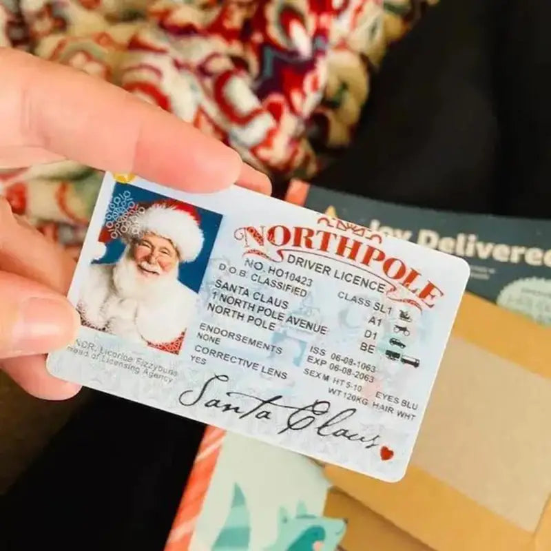 Santa Claus Drivers License